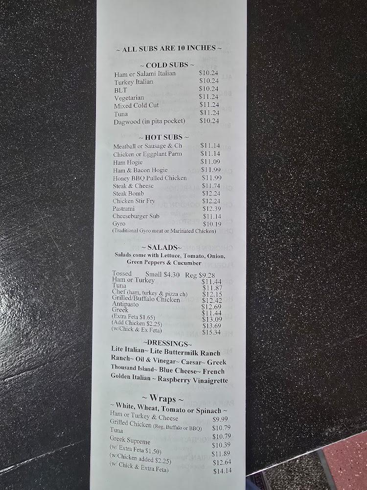 Townies Subs & Slices Menu image 3